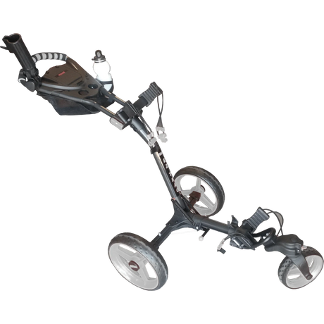 Golf push carts engineered for easy transport of clubs, featuring lightweight designs and smooth-rolling wheels for optimal convenience on the course.