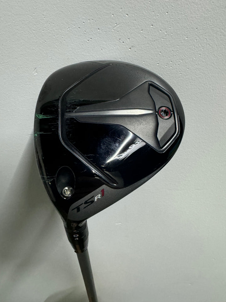 Demo Titleist TSR1 Fairway Wood- Left Hand- 15 Degree- Mitsubishi MMT 40 Regular Flex