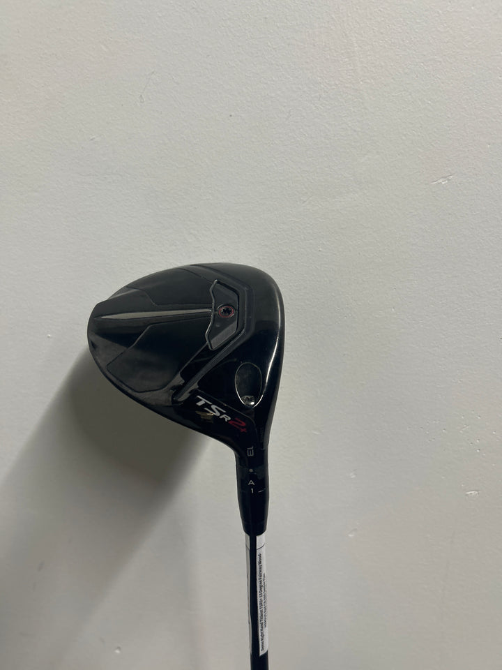 Demo Right Hand Titleist TSR2+ 13 Degree Fairway Wood-HZRDUS Red CB 60G Senior Flex