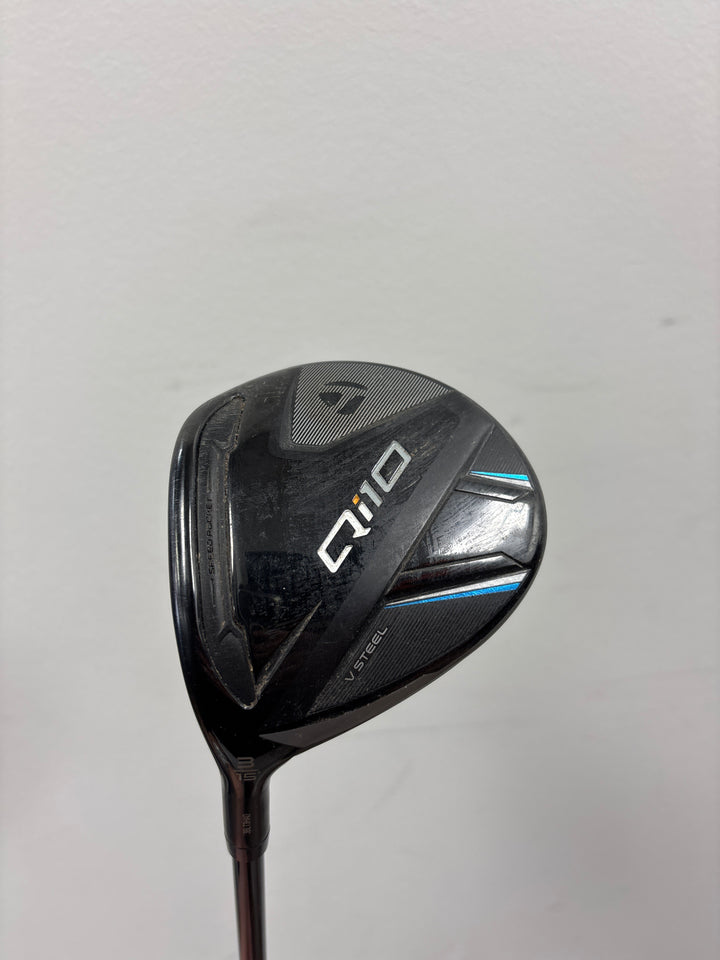 Demo TaylorMade Qi10 Fairway Wood- Left Hand-3-15-Ventus 6s