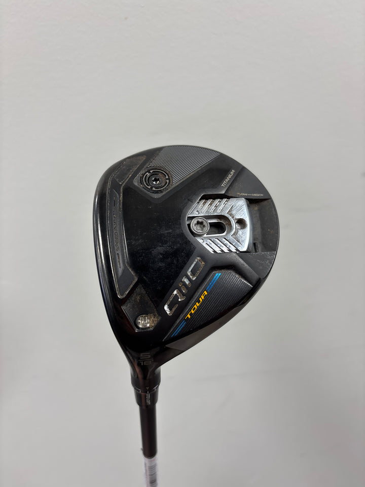 Demo TaylorMade Qi10 Tour Fairway Wood- Left Hand-5-18-Tensei Blue- 75g Stiff