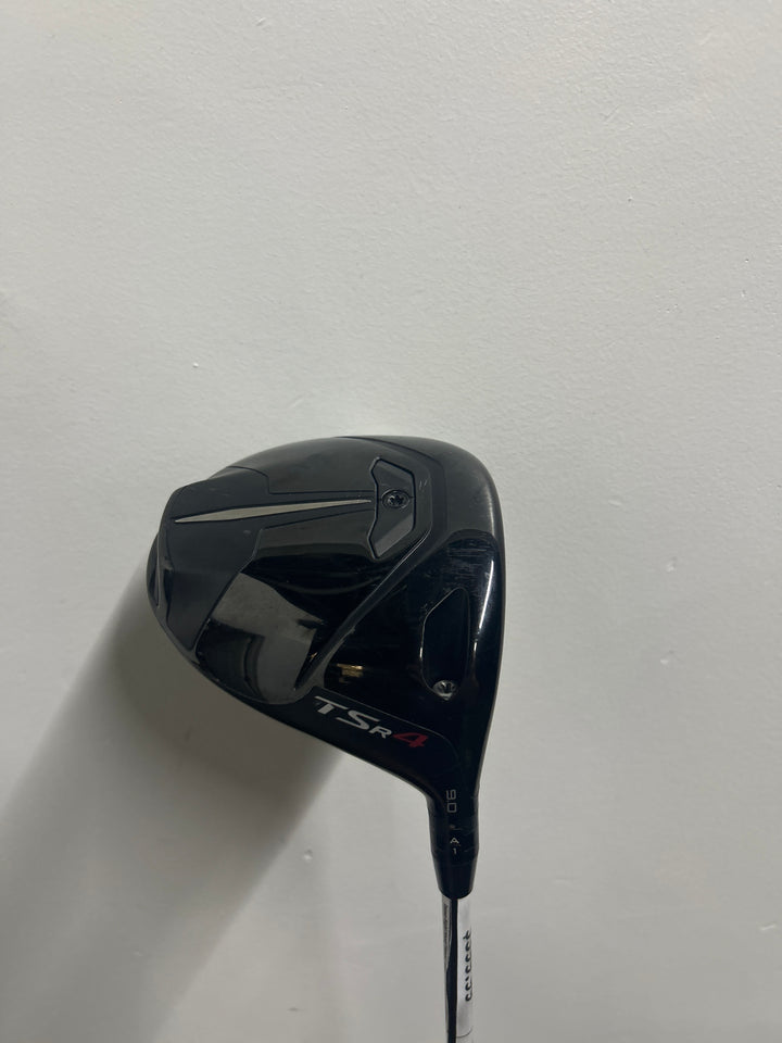 Demo Right Hand Titleist TSR4 9 Degree Driver-HZRDUS Red CB 50G Stiff Flex