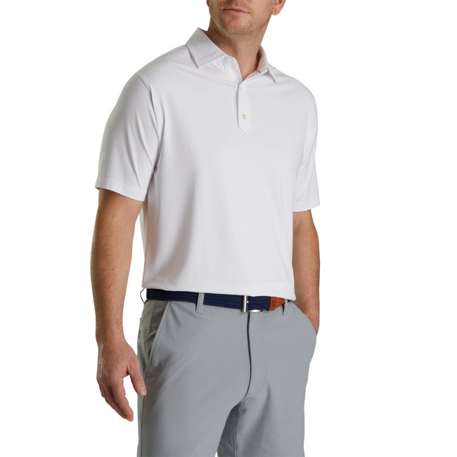 Footjoy Set On Solid Lisle Polo