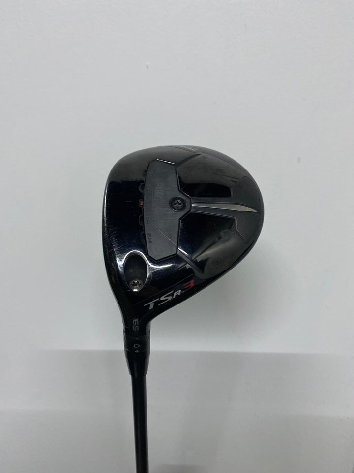 Demo Titleist TSR3 Fairway Wood- Left Hand- 16.5 Degree-HZRDUS Red 60g 6.0 Stiff