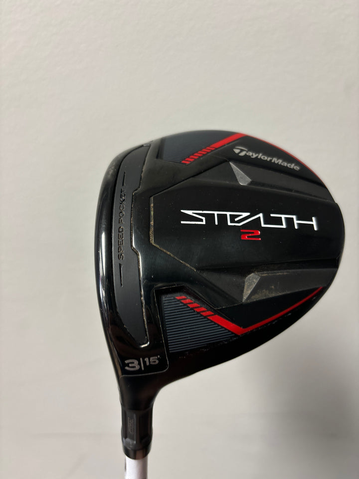 Demo TaylorMade Stealth 2 Fairway Wood- 15 Degree- Left Hand- Ventus Regular