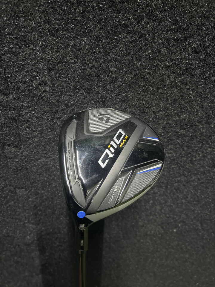 Demo TaylorMade Qi10 Max Fairway Wood- Left Hand- 16 Degree-Diamana 60 T+ Regular Flex