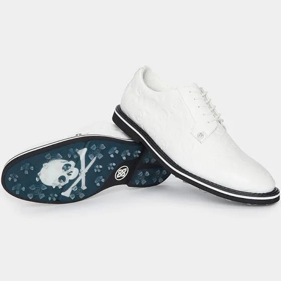 G Fore Gallivanter Debossed Skull and T’s Leather Golf Shoe - Men’s 9.5 only