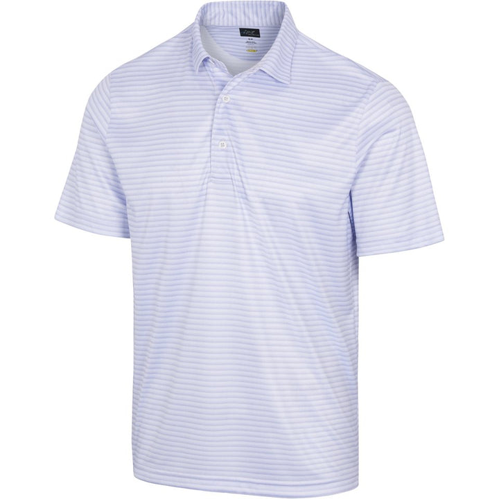 GN Men’s Recycled Microlux Three Tone Stripe Polo