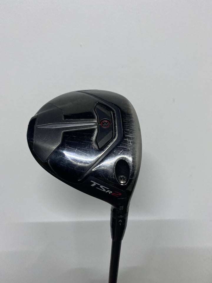 Demo Titleist TSR2 Fairway Wood- Right Hand- 15 Degree-HZRDUS Red 60 5.0 Lite Flex