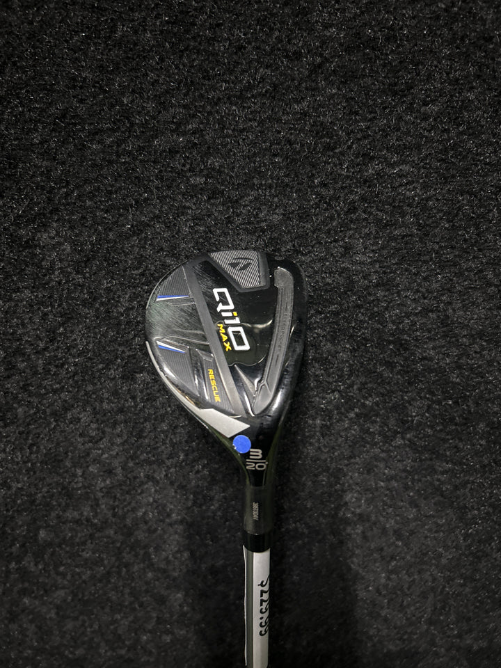 Demo TaylorMade Qi10 Max Rescue- Right Hand- 3-20 Degree-Speeder NX 50R-Regular Flex