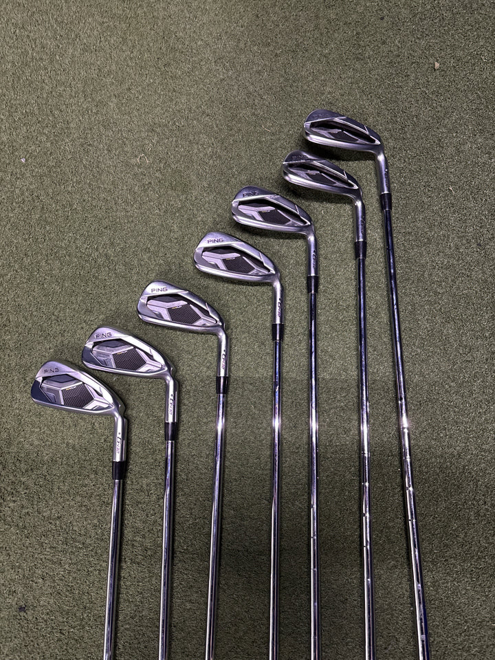 Demo Right Hand Ping G430 Irons 5-GW Steel Regular Shaft