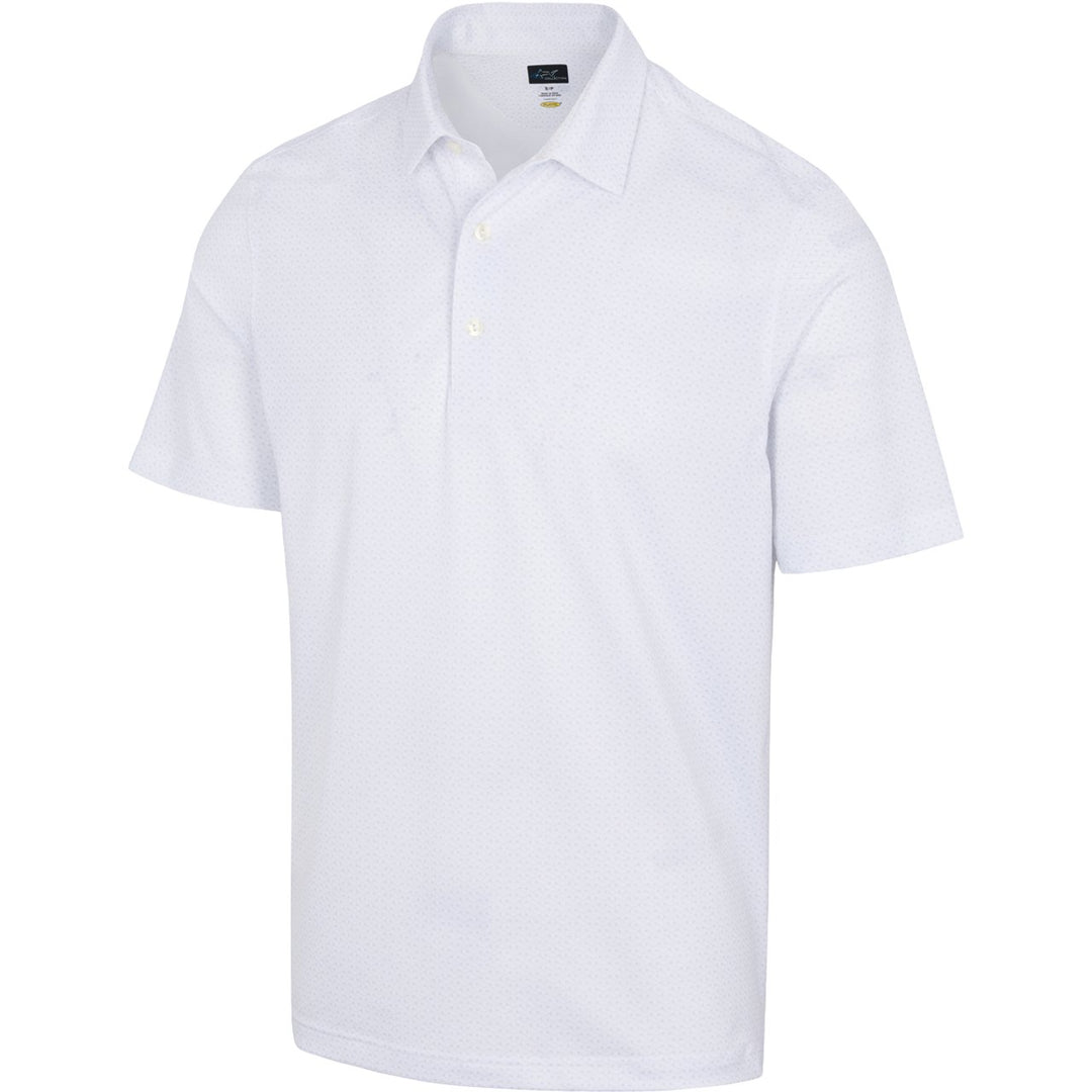 GN Men’s Recycled Microlux Flag Print Polo