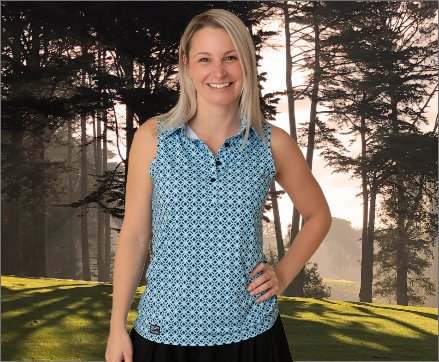 Blue Steel Women's Golf Polo