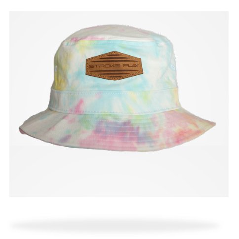 Stroke Play Tie-Dye Bucket Hat