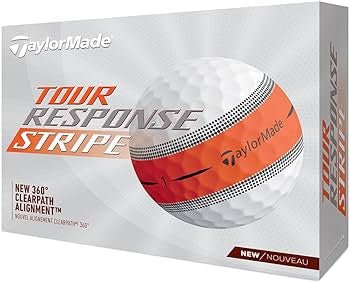 TaylorMade Tour Response Stripe Golf Ball  (TWO DOZEN FOR$89.99, Redeem at Checkout)