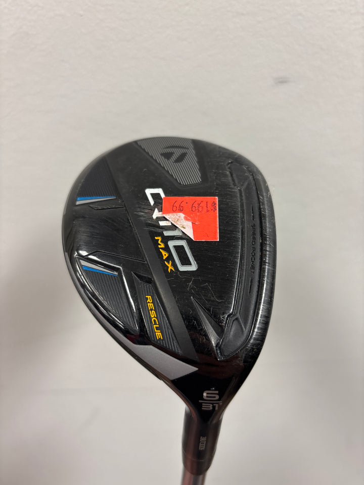 DEMO TaylorMade QI10 Max Rescue - Right Hand- 31.0- SPEEDERNX 50G Reg Flex