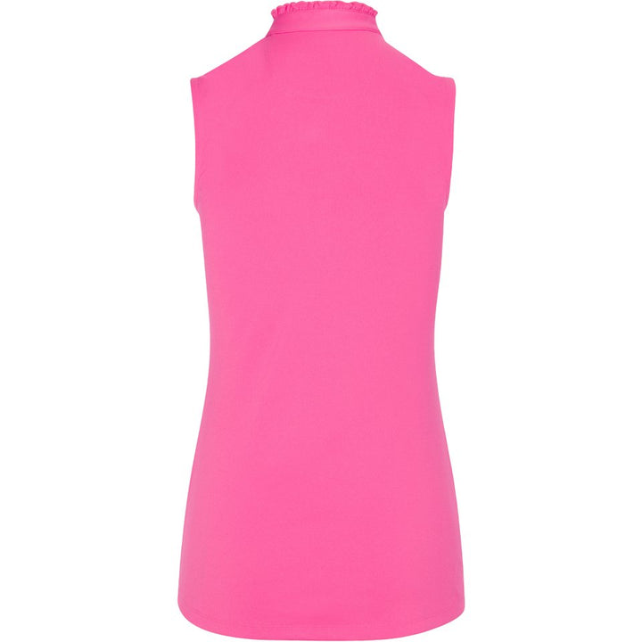 GN Women’s Ruffle Collar Sleeveless Button Polo