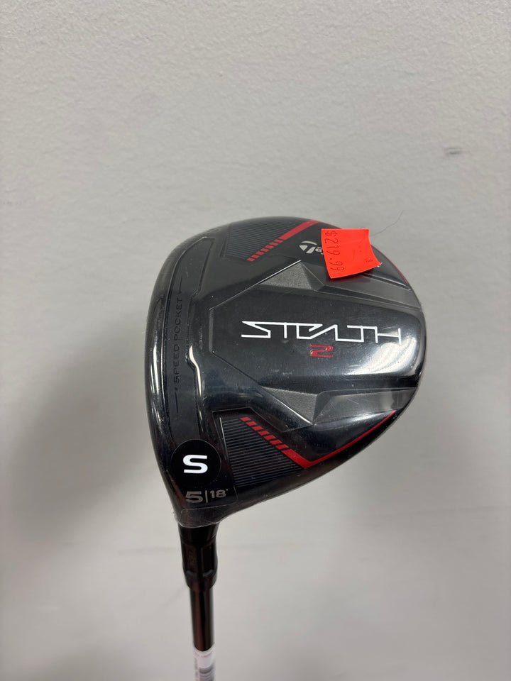 DEMO TaylorMade Stealth 2 Fairway - Left Hand- 18°- Ventus 60g Stiff