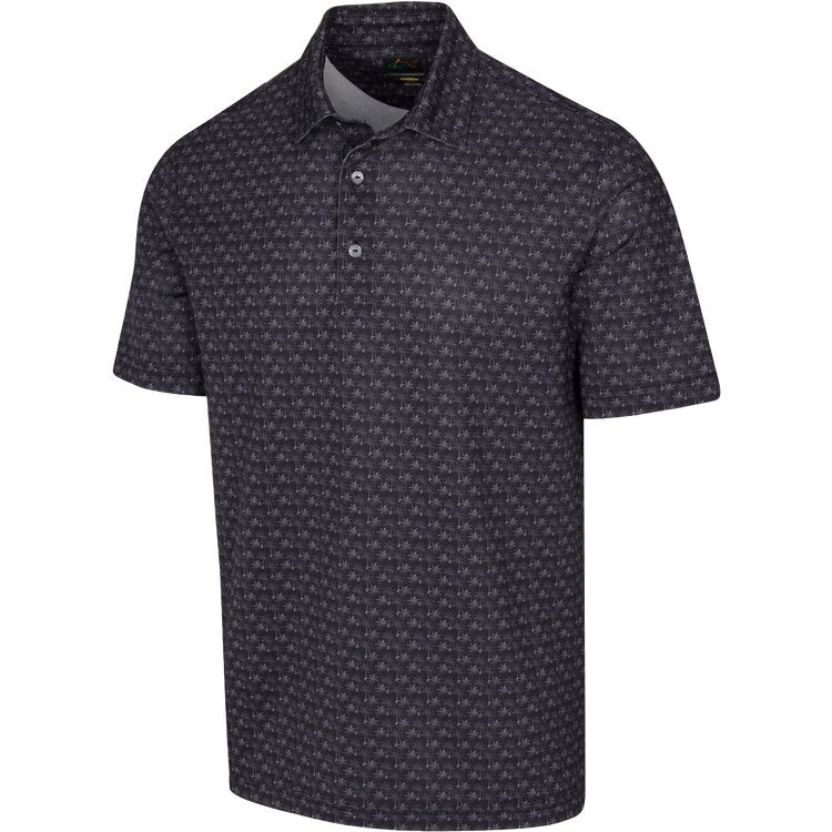 GN Men’s Freedom Micro Pique Palm Print Polo