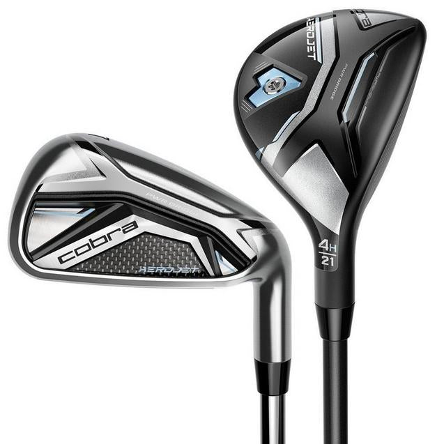 Cobra Women’s Aerojet 5H 6H 7-PW SW Combo Iron Set with Graphite Shafts