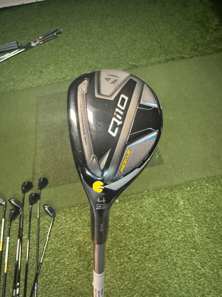 Demo TaylorMade Qi10 Rescue- Left Hand- 4-22 Degree-Speeder NX 50A Senior Flex