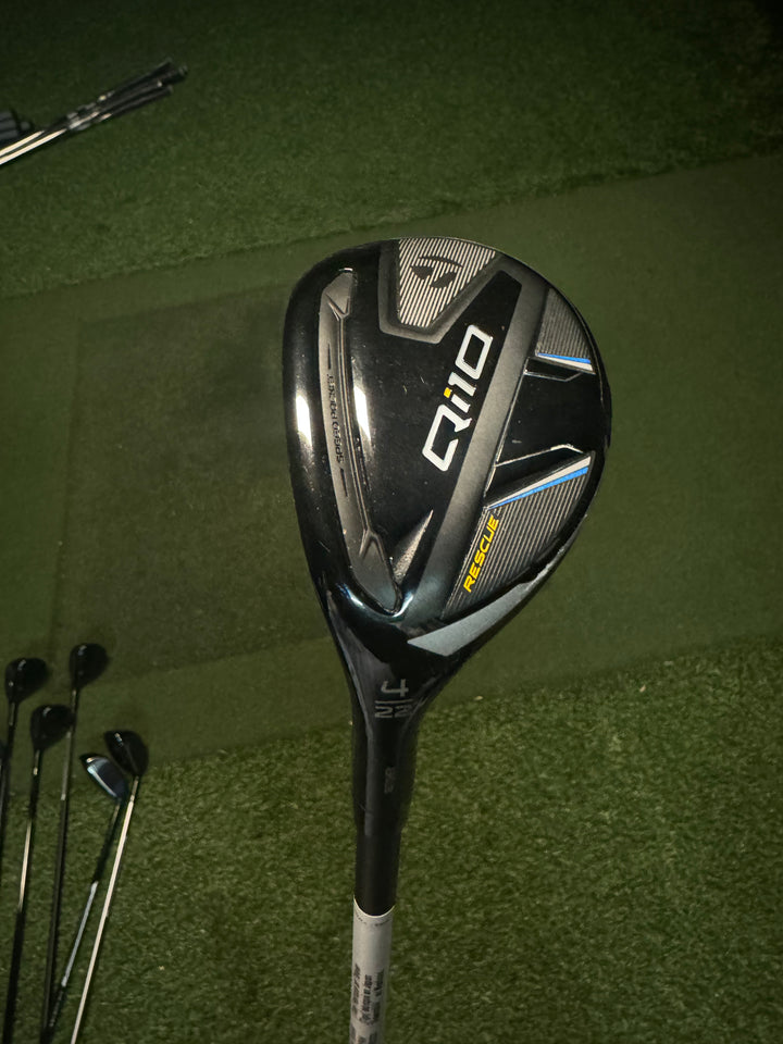 Demo TaylorMade Qi10 Rescue- Left Hand- 4-22 Degree-Tensei Blue 65 Regular Flex