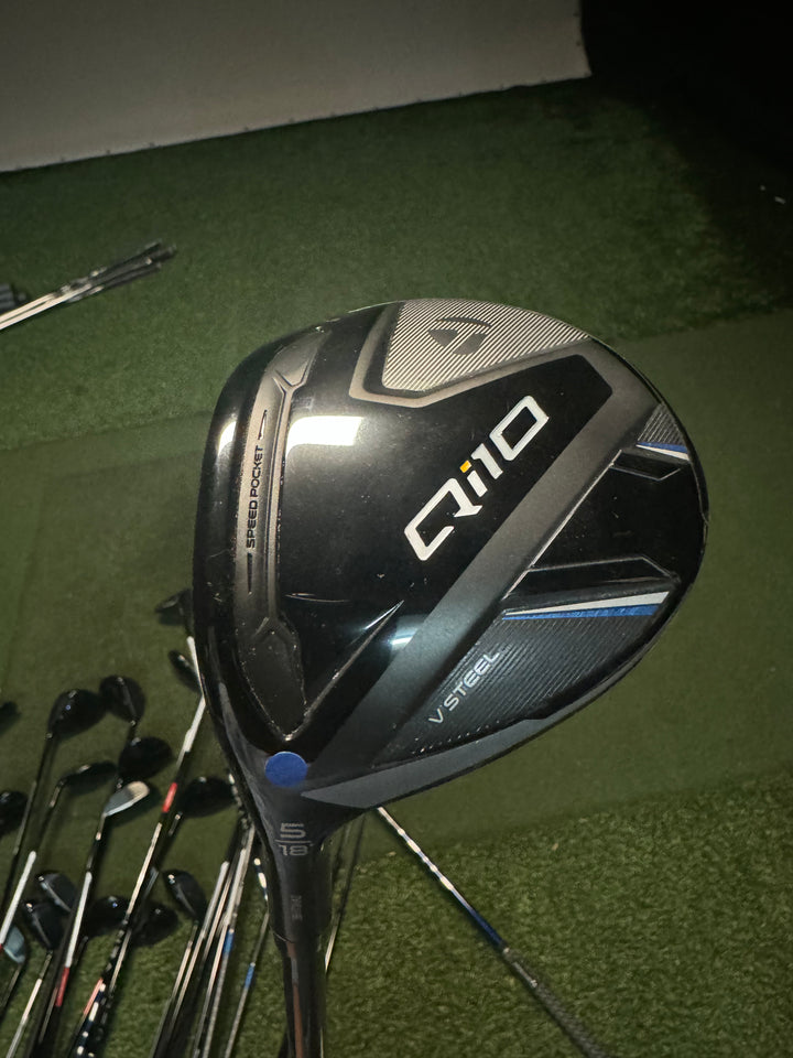 Demo TaylorMade Qi10 Fairway Wood- Left Hand- 18 Degree-Diamana T+ 60 Regular Flex