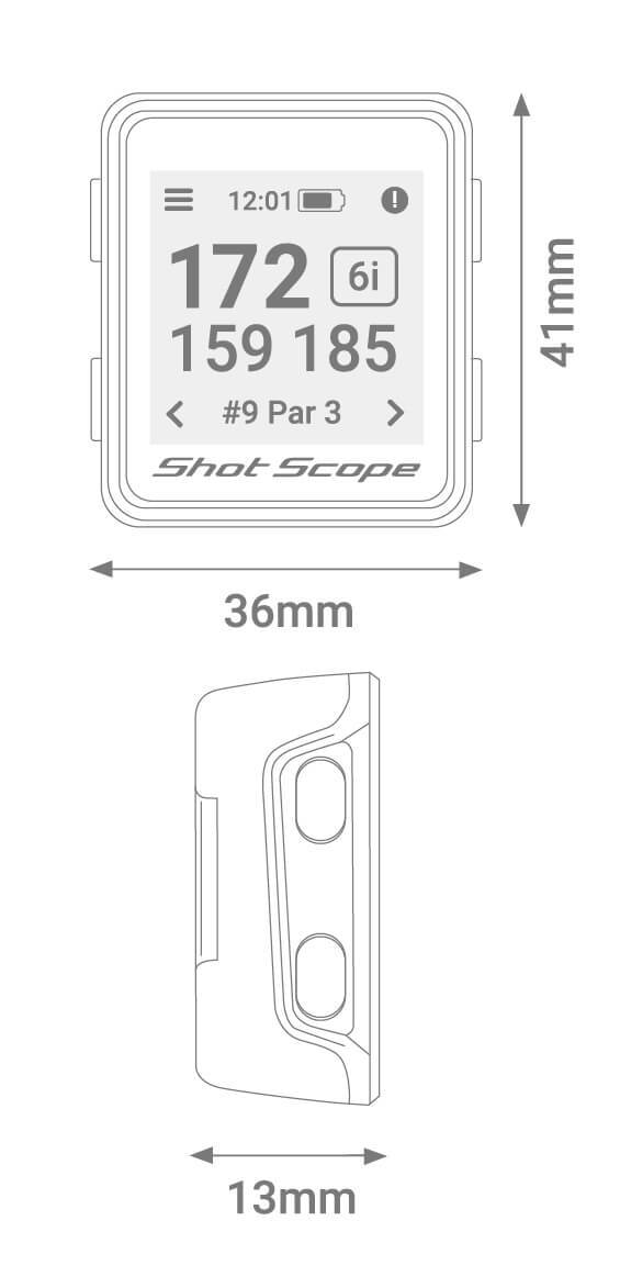 Shot Scope H4 Handheld Golf GPS with Shot Tracking