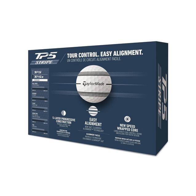 TaylorMade TP5 Golf Balls - Stripe