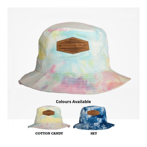 Stroke Play Tie-Dye Bucket Hat