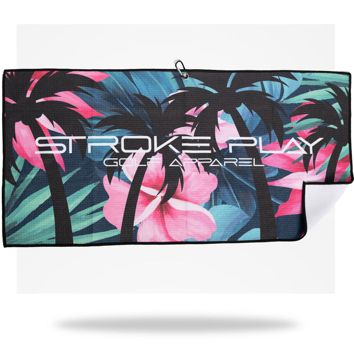 Stroke Play Tropics Golf Towel