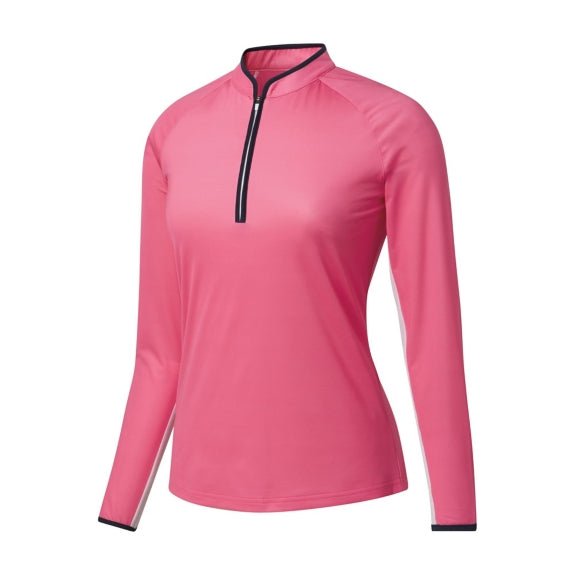 FootJoy Womens 1/4 Zip LS Sun Protection Shirt