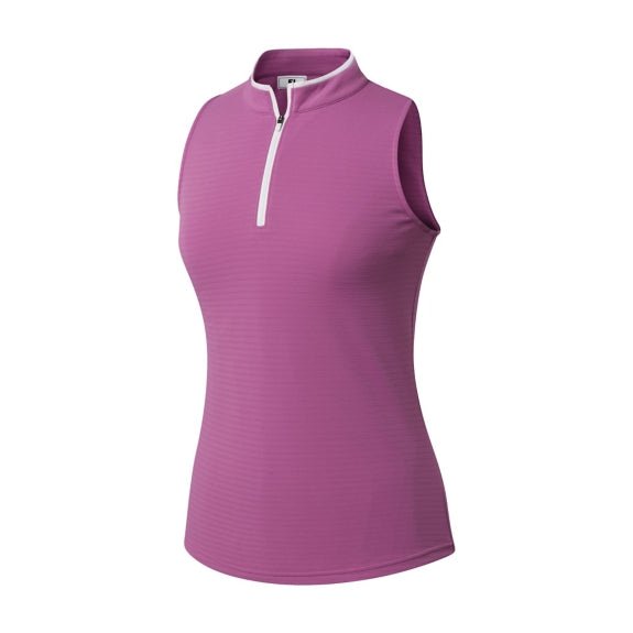 FootJoy Womens 1/4 Zip Sleeveless Shirt