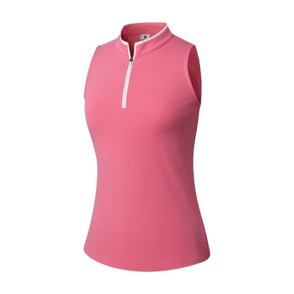 FootJoy Womens 1/4 Zip Sleeveless Shirt