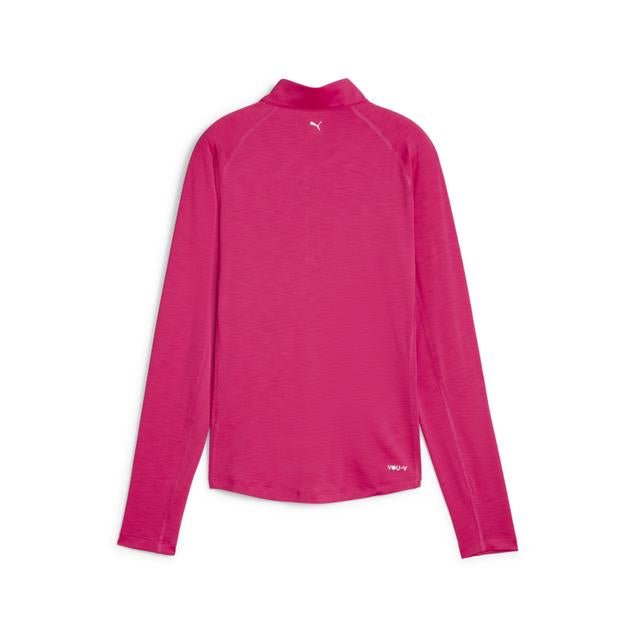 PUMA Women's YOU-V SOLID 1/4 ZIP Sweater