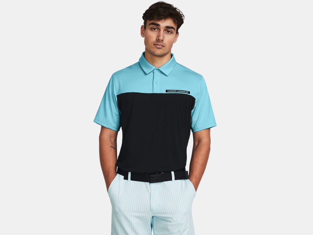 Men's UA Tee To Green Color Block Polo