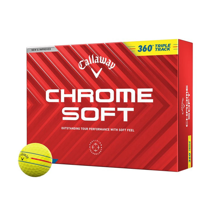 CALLAWAY CHROME SOFT 360 TRIPLE TRACK 2024 GOLF BALL - Niagara Golf Warehouse CALLAWAY GOLF BALLS