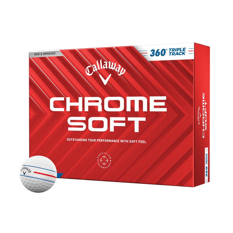 CALLAWAY CHROME SOFT 360 TRIPLE TRACK 2024 GOLF BALL - Niagara Golf Warehouse CALLAWAY GOLF BALLS