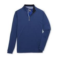 Footjoy Light Weight Striped Half Zip Pullover - Niagara Golf Warehouse FOOTJOY Men's Golf Shirt